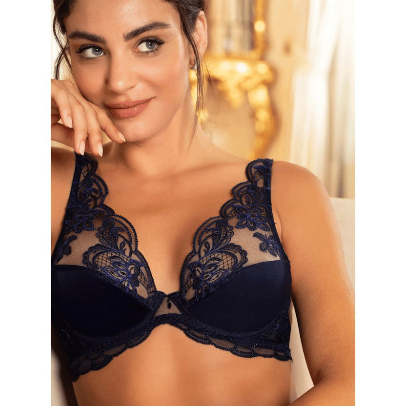 Lise Charmel Eclat Couture Blue Triangle Bra
